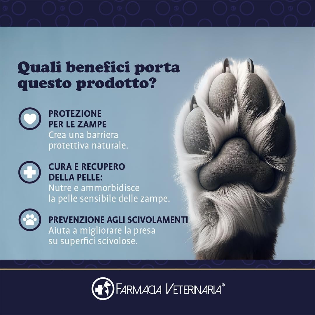 Balsamo Protettivo Zampe e Naso per Cani e Gatti – Scudo contro Asfalto Bollente, Neve e Screpolature | Crema Naturale