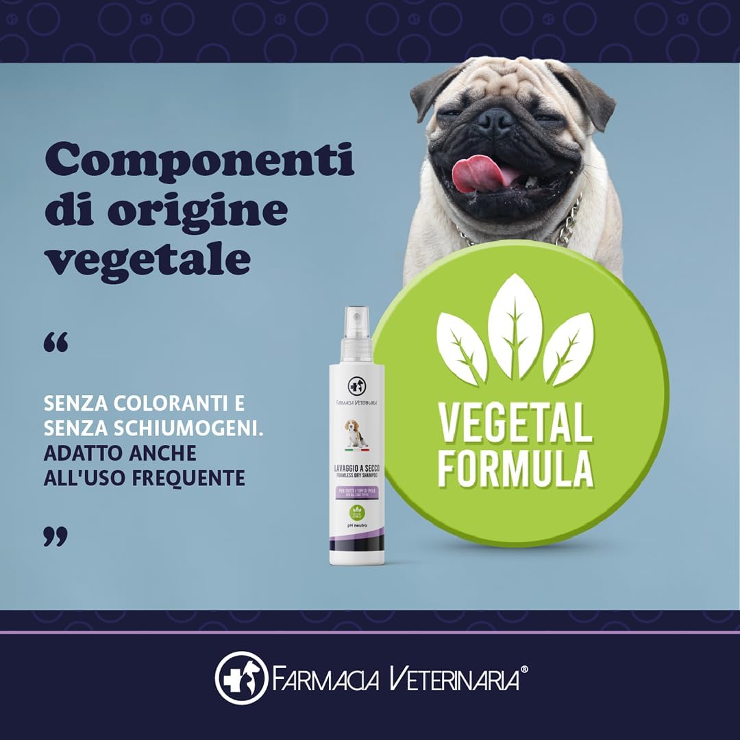 Shampoo Spray a Secco per Cani: Pulito e Profumato in 5 Minuti, Senza Bagno e Senza Acqua