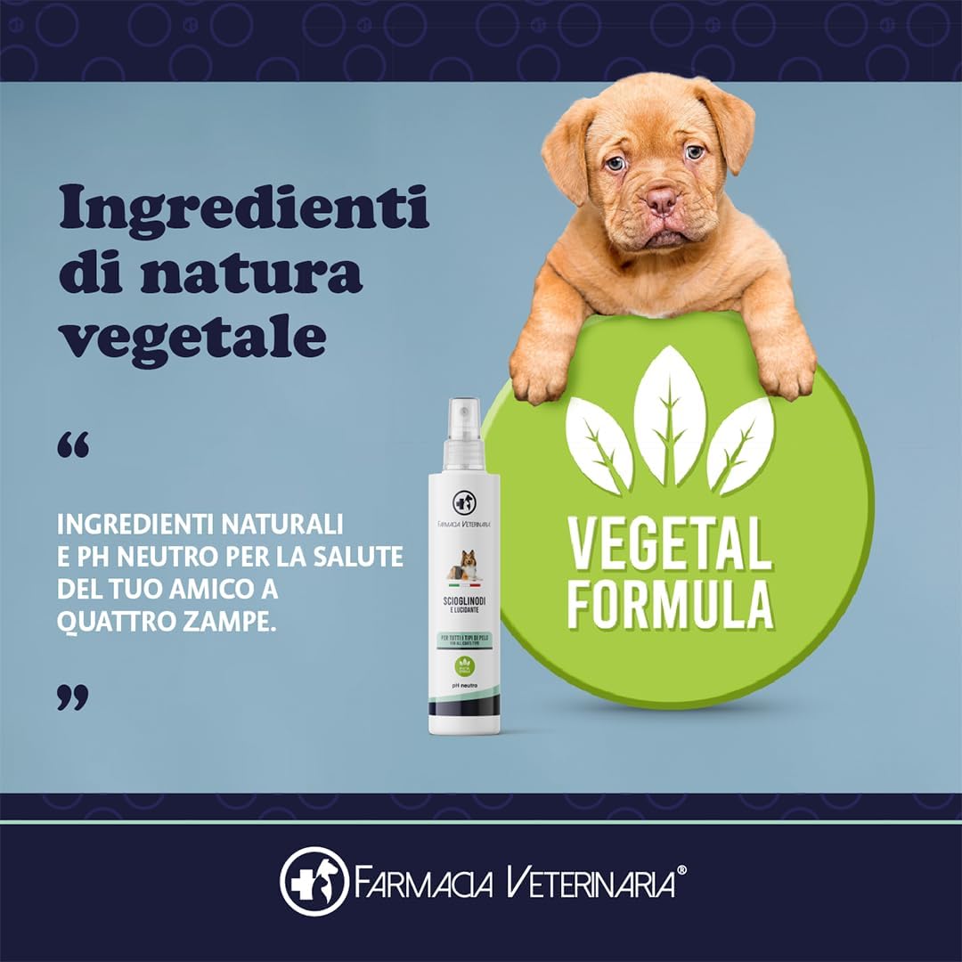 Spray Scioglinodi per Cani: Spazzolate Senza Tira e Molla, Pelo Lucido Senza Risciacquo
