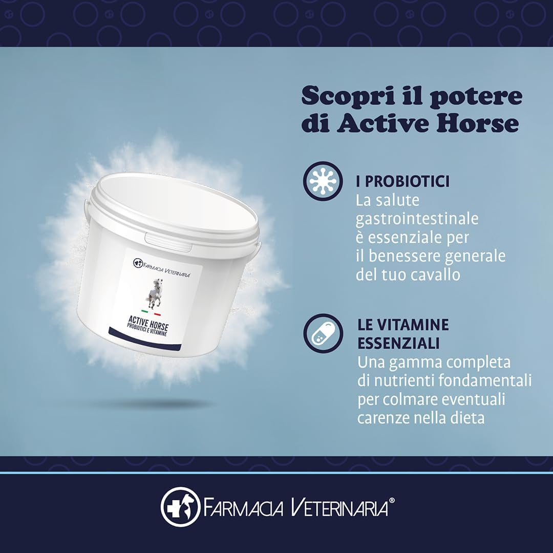 Active Horse: Probiotici e Vitamine per Proteggere il Tuo Cavallo da Coliche e Cali di Forma