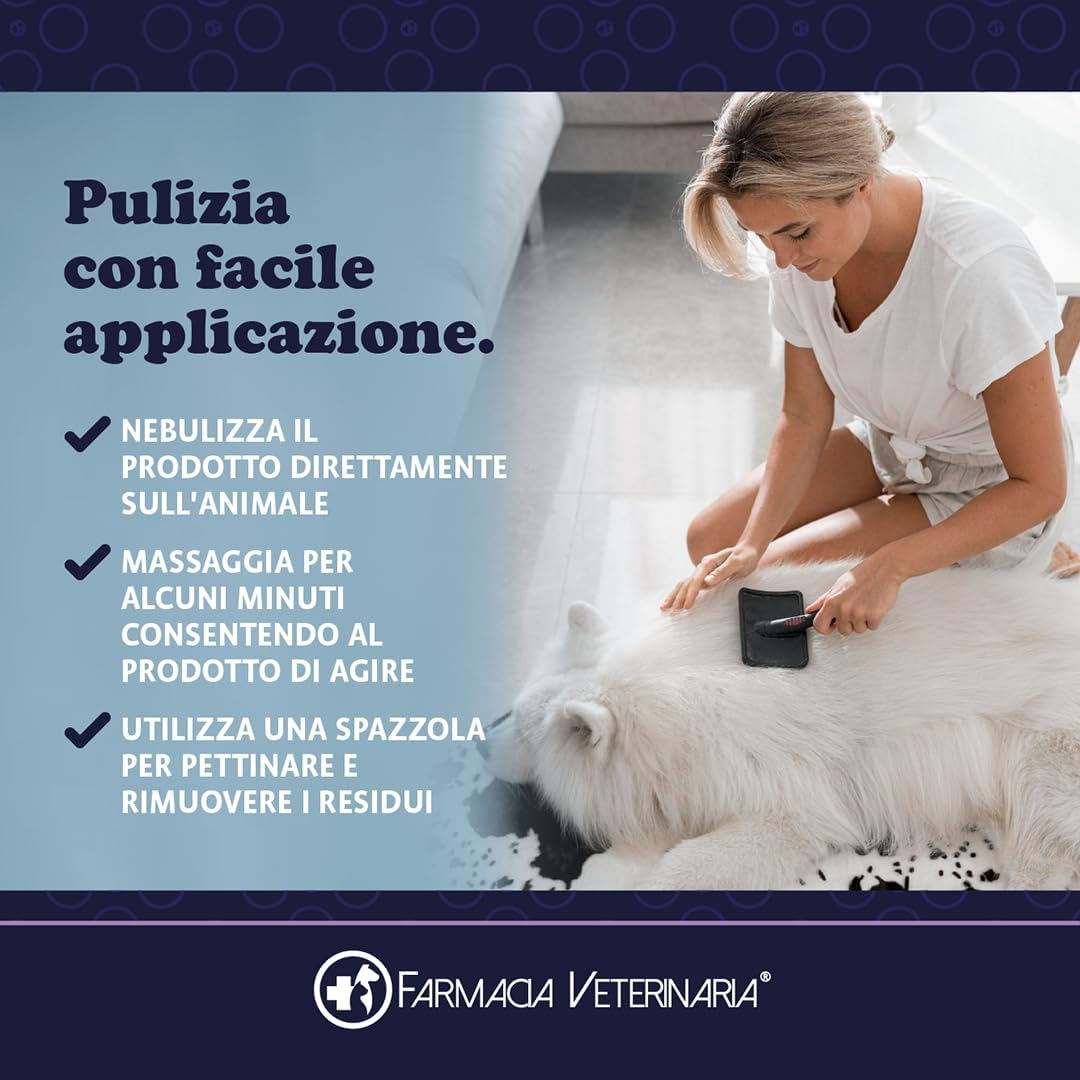 Shampoo Spray a Secco per Cani: Pulito e Profumato in 5 Minuti, Senza Bagno e Senza Acqua
